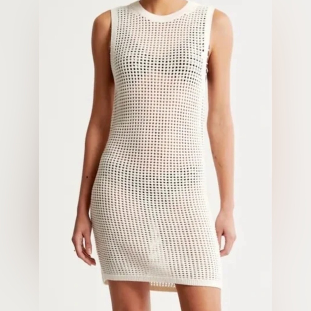 Abercrombie Crochet Mini Coverup Dress
